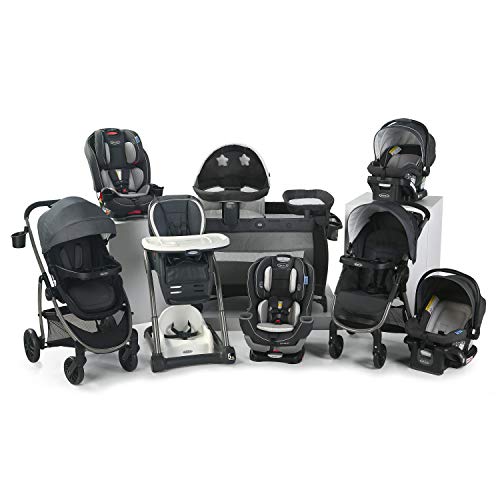 Graco Modes Pramette Travel System | Stroller & Car Seat Combo | 3-in-1 Stroller Modes | Includes Graco SnugRide 35 Infant Car Seat | Ellington