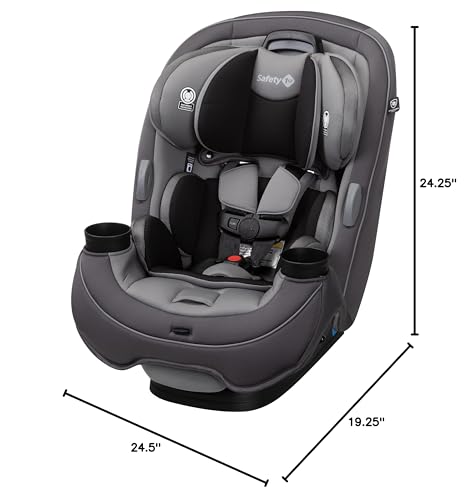 Safety 1st Grow and Go All-in-One Convertible Car Seat, Rear Facing Car Seat 5-40 lbs, Forward Facing Car 30–65 lbs, High Back Booster Seat 40-100 lbs, High Street