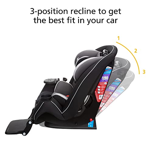 Safety 1st Grow and Go All-in-One Convertible Car Seat, Rear Facing Car Seat 5-40 lbs, Forward Facing Car 30–65 lbs, High Back Booster Seat 40-100 lbs, High Street