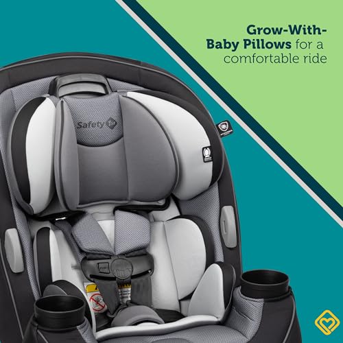 Safety 1st Grow and Go All-in-One Convertible Car Seat, Rear Facing Car Seat 5-40 lbs, Forward Facing Car 30–65 lbs, High Back Booster Seat 40-100 lbs, High Street