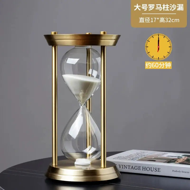 Scandinavian Earth-inspired hourglass.