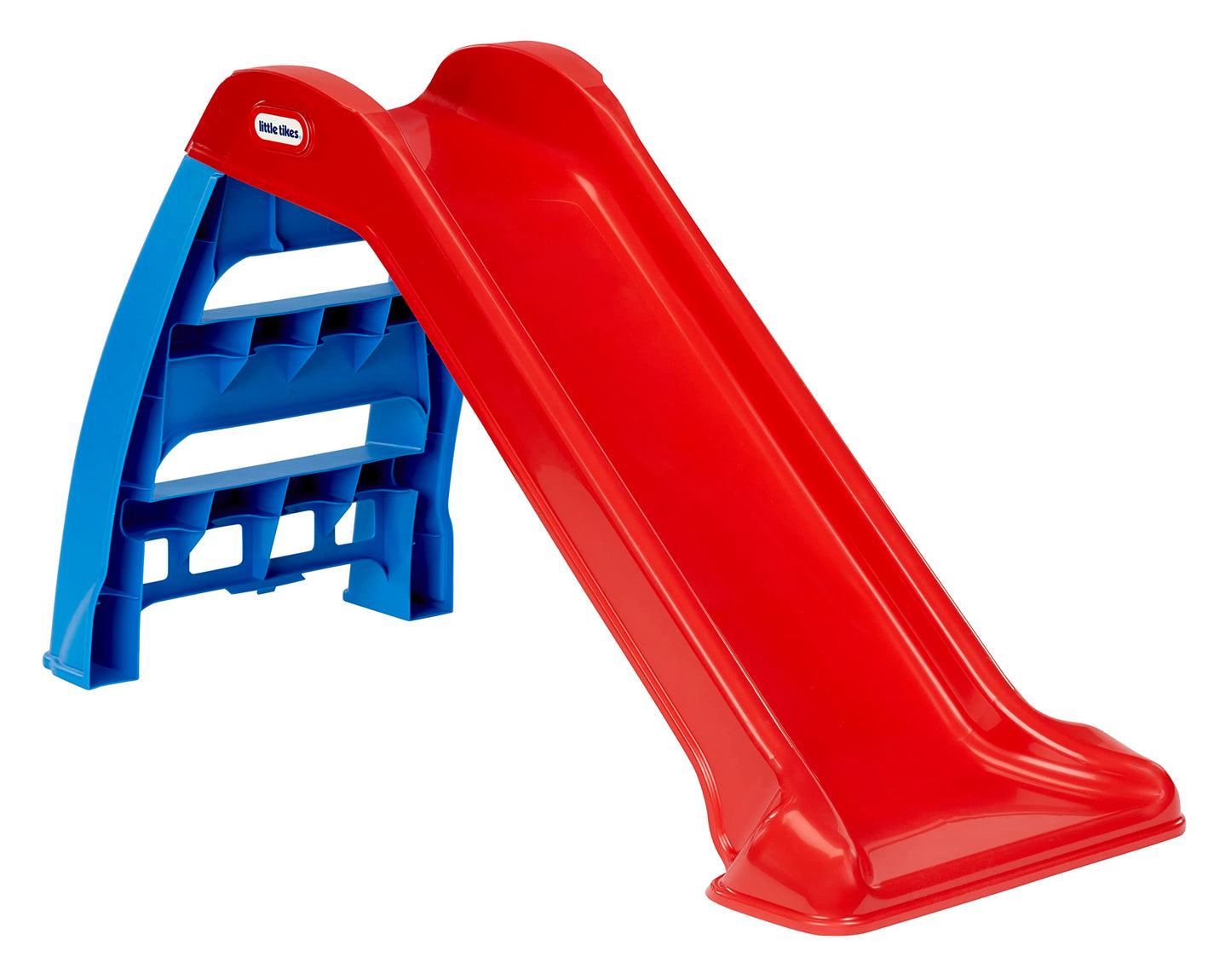 Little Tikes First Slip And Slide, Easy Set Up Playset for Indoor Outdoor Backyard, Easy to Store, Safe Toy for Toddler,Kids (Red/Blue), 39.00''L x 18.00''W x 23.00''H