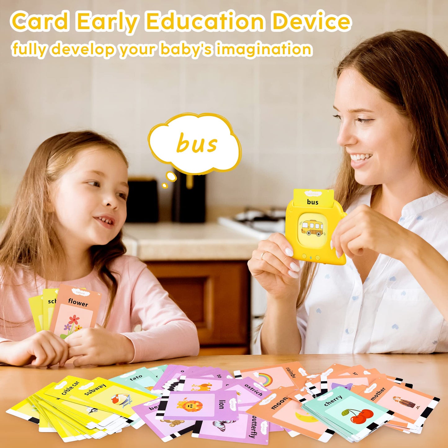 Talking Flash Cards,Kids Toddler Flash Cards with 240 Sight Words,Montessori Toys,Autism Sensory Toys,Speech Therapy Toys,Learning Educational Toys Gifts for Age 1 2 3 4 5 Years Old Boys and Girls