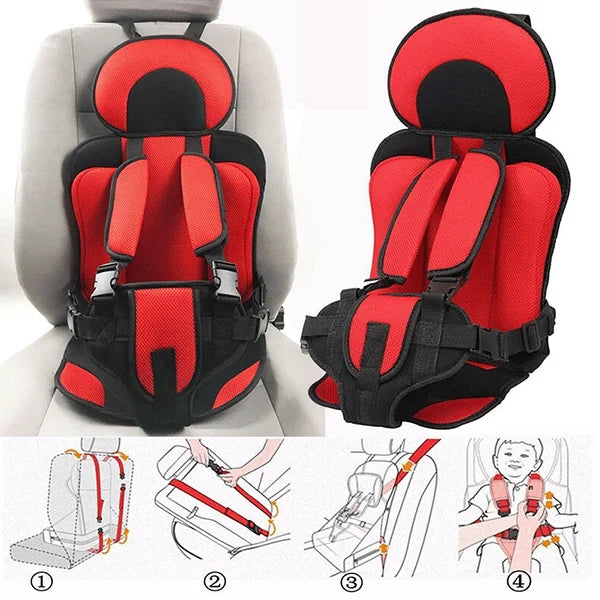 NEW Child Safety Seat Mat for 6 Months To 12 Years Old Breathable Chairs Mats Baby Car Seat Cushion Adjustable Stroller Seat Pad