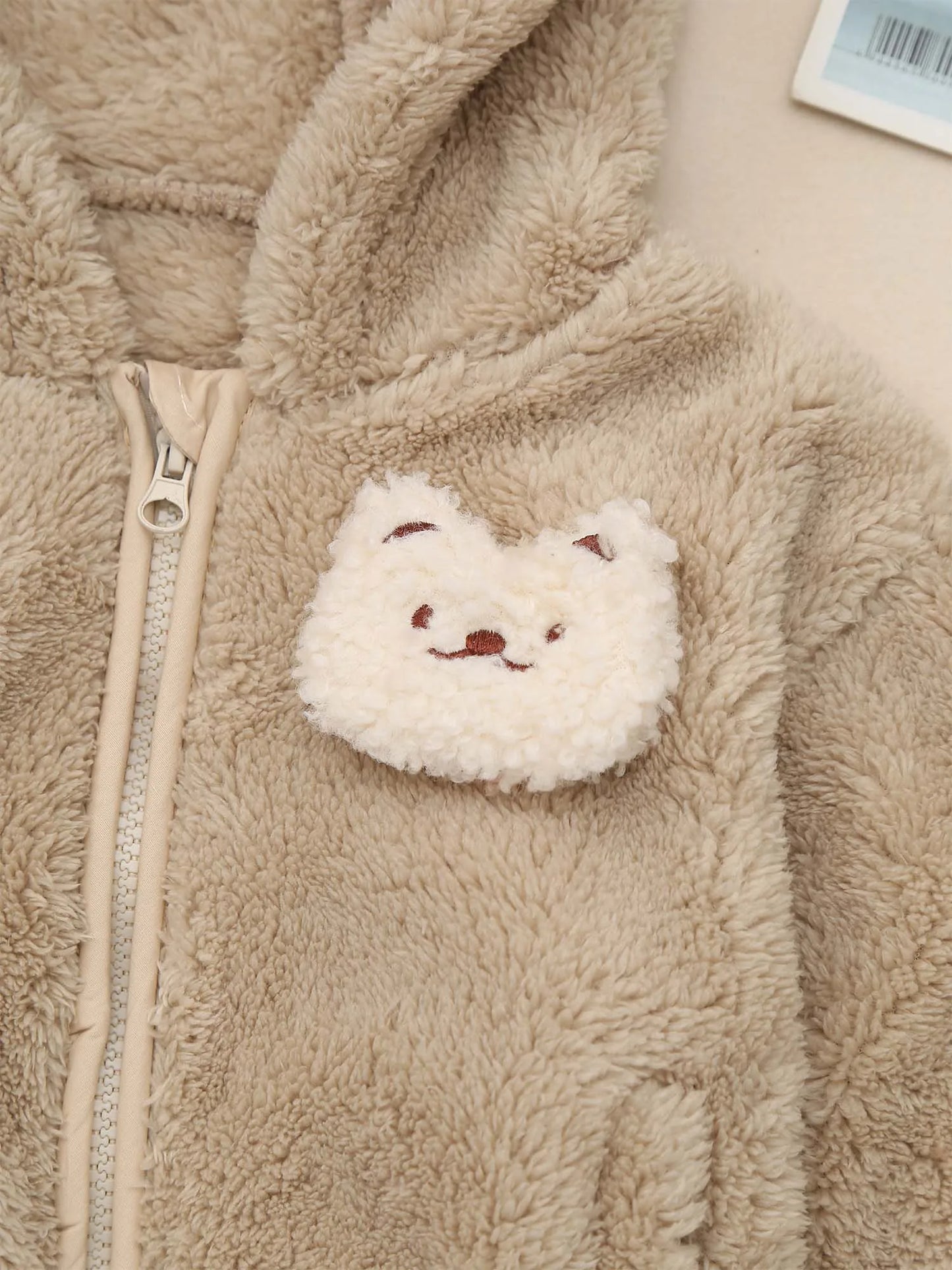 Toddler Girls Winter Cute Warm Hooded Jacket Coats Clothes Long Sleeve Faux Fur Thicken Furry Outwear Baby Kid Outfit Daily Wear