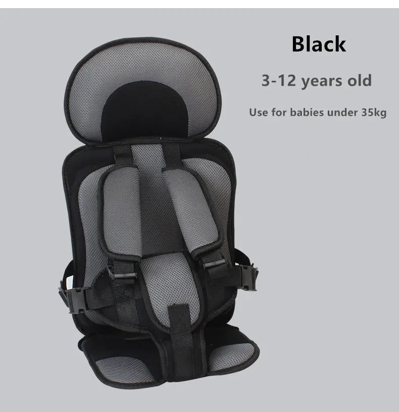 NEW Child Safety Seat Mat for 6 Months To 12 Years Old Breathable Chairs Mats Baby Car Seat Cushion Adjustable Stroller Seat Pad