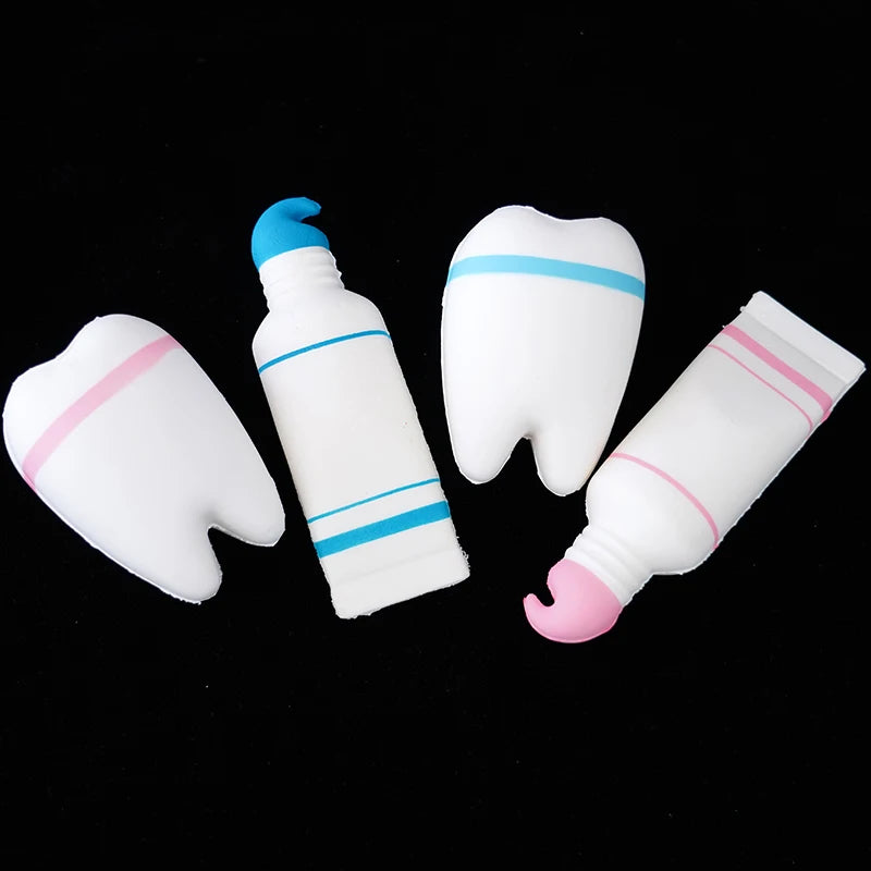 1pc Antistress Kids Toys Simulation Cartoon Squishy Toothpaste Scented Slow Rising Stress Reliever Squeeze Toys for Children