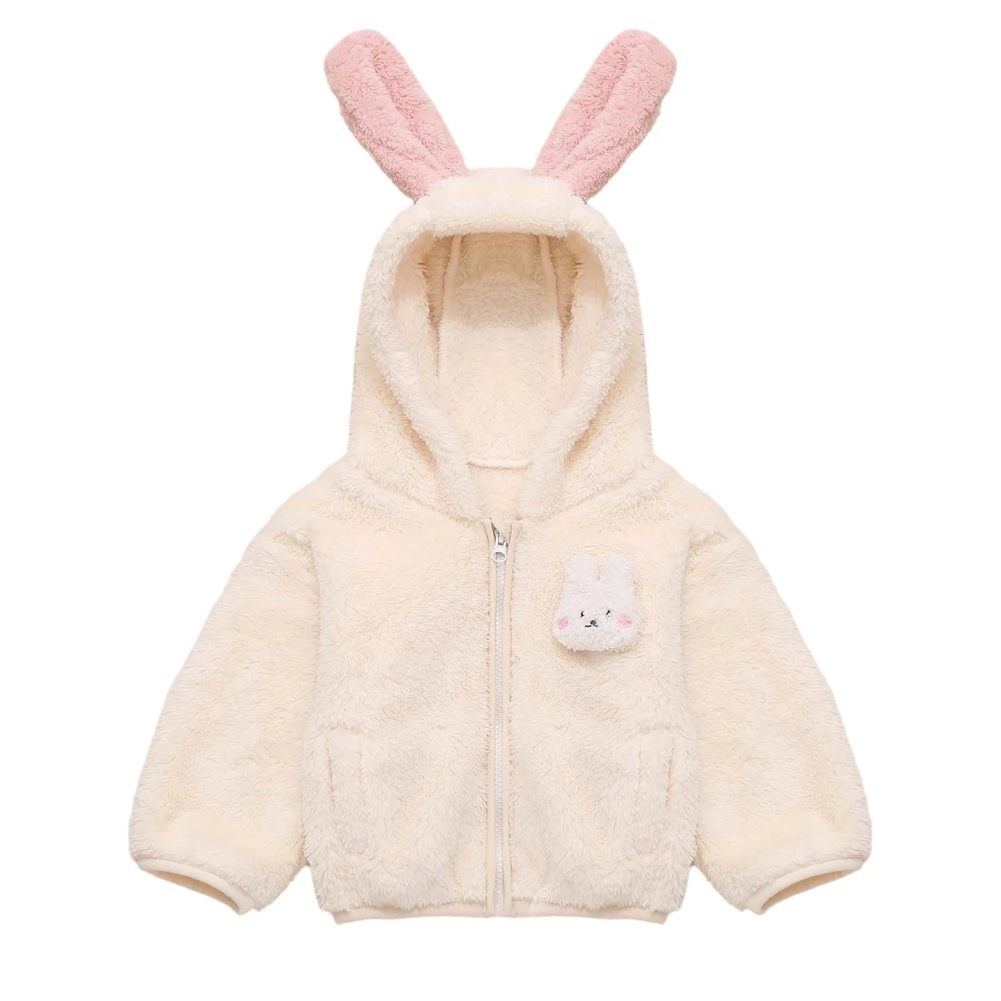 Toddler Girls Winter Cute Warm Hooded Jacket Coats Clothes Long Sleeve Faux Fur Thicken Furry Outwear Baby Kid Outfit Daily Wear