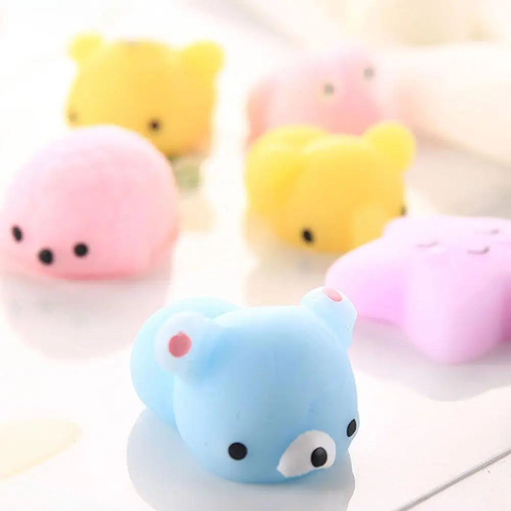 30Pcs Kawaii Squishies Mochi Animal Toys Mini Anxiety Stress Relief Toys for Adults Kids Party Favors