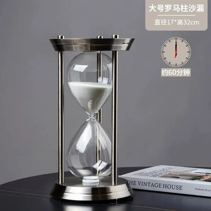 Scandinavian Earth-inspired hourglass.