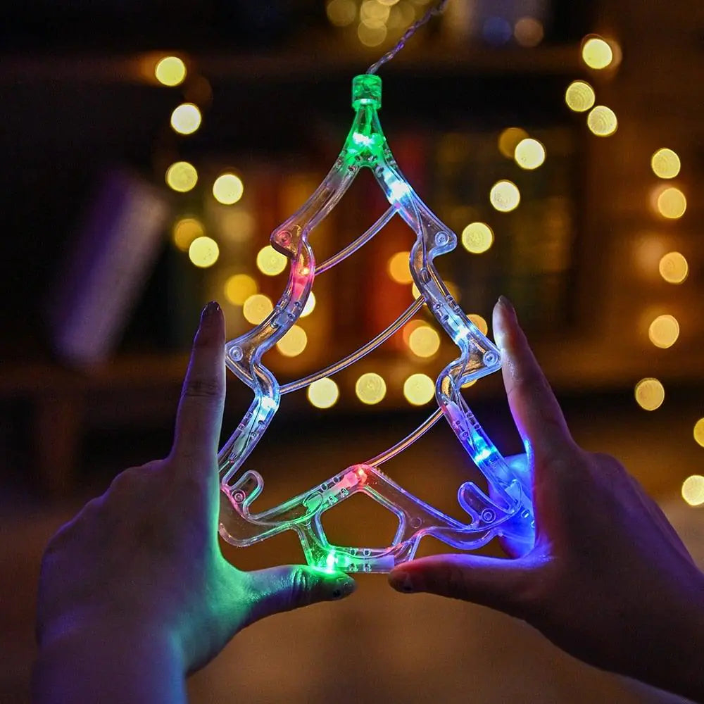 LED Star Curtain Fairy String Lights