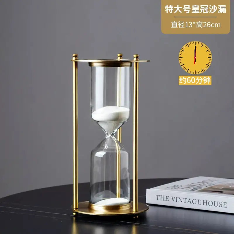 Scandinavian Earth-inspired hourglass.