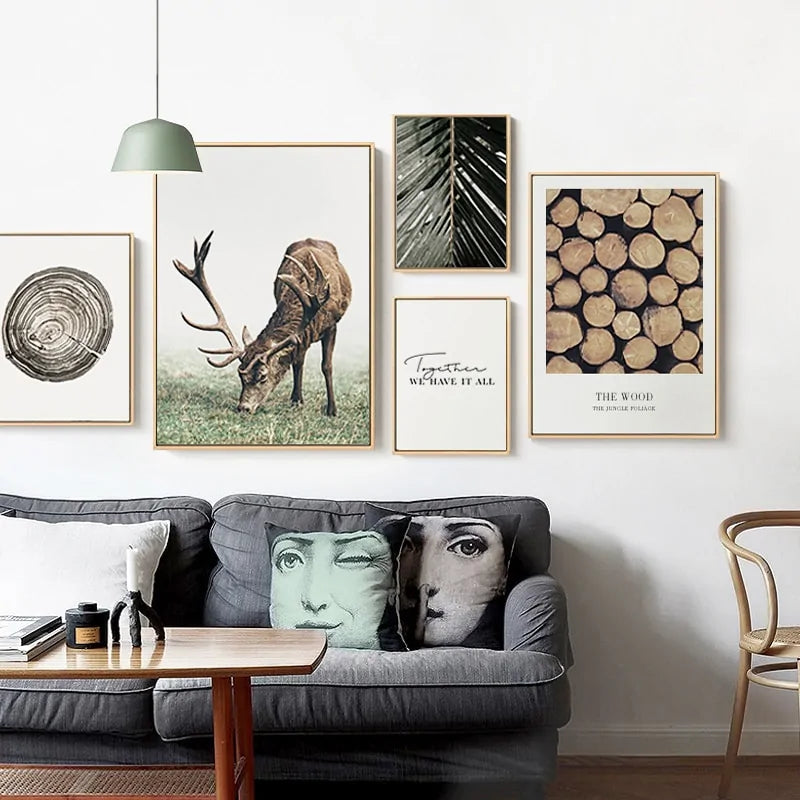 Scandinavian Poster Nordic Style Deer