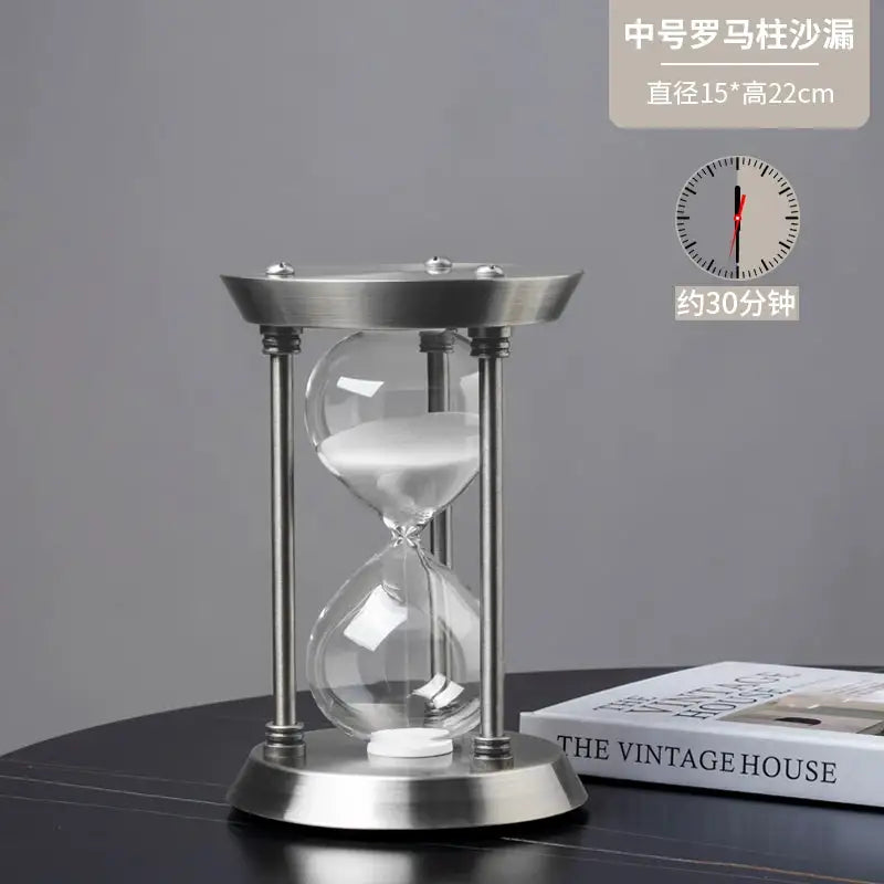 Scandinavian Earth-inspired hourglass.