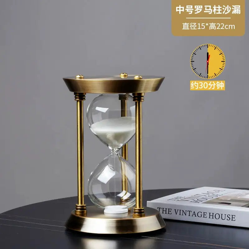 Scandinavian Earth-inspired hourglass.